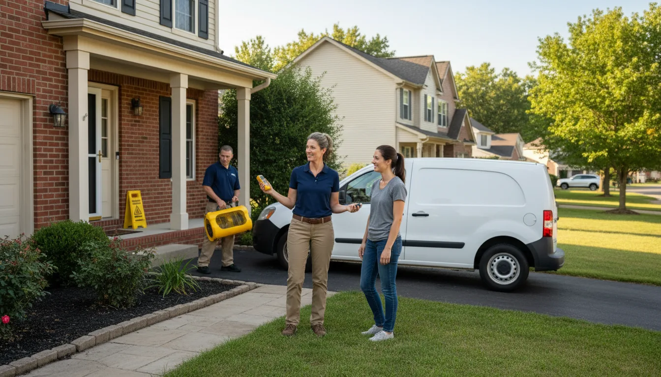 Residential water damage restoration in Marion, MT